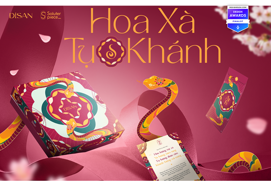 DISAN DesignRush Finalist Packaging Design